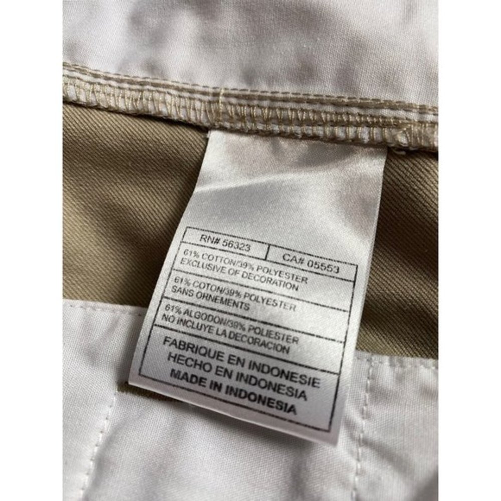 EUC‎ Mens Nike Golf Pleated Front Khaki Shorts Size 40 - Picture 7 of 9